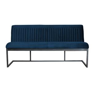 HomingXL Eetkamerbank - Lara - stof Element blauw 13 - 140 cm