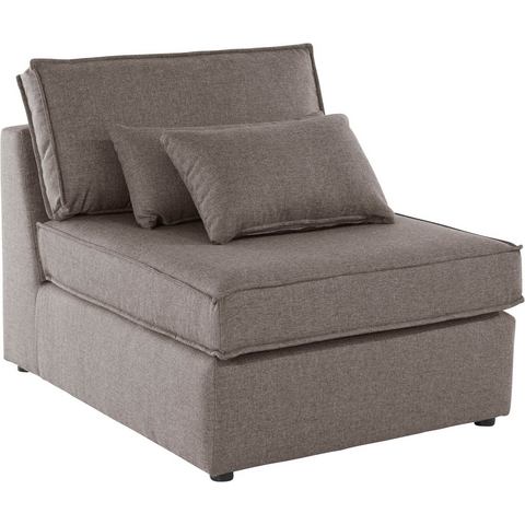 RAUM.ID Sofa-Mittelelement "Florid", als Teil eines Modulsofas, fester Sitzkomfort, auch in Cord