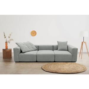 RAUM.ID Big-Sofa "Gerrid", Cord-Bezug, bestehend aus Modulen: 2 Eck- und ein Mittelelement