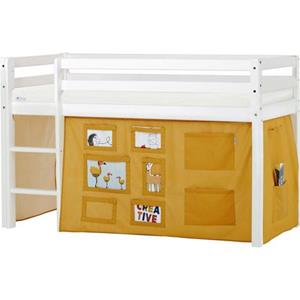 Hoppekids Hoogslaper ECO Dream, Kinderbett, Spielbett, Halbhohes Bett aus Massivholz