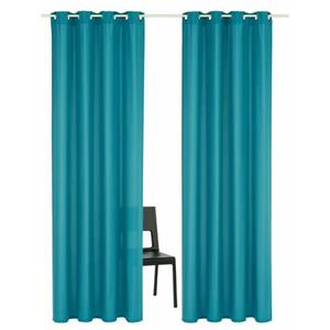 Home affaire Vorhang "Parry", (2 St.), 2-er Set, blickdicht, monochrom, basic
