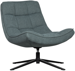 Maudi draaifauteuil - blue stone