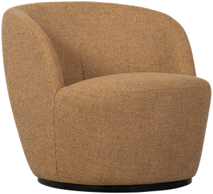 Serra draaifauteuil melange stof - curry