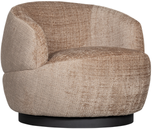 Woolly draaifauteuil chenille - zand