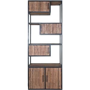 Home67  Kast Loek 210 x 80 cm - Bruin Mangohout