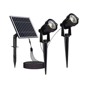 v-tac Solar Spike - Licht - IP65 - 90x2 Lumen - 3000K - Schwarz