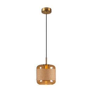 SLV Pendelleuchte Pantilo Rope in Gold E27 195mm