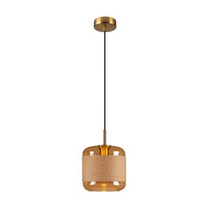 SLV Hanglamp Pantilo Rope 20 amber glas - Ø 19,5cm 1007589