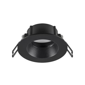 SLV Inbouwring New Tria 95 IP65 rond zwart - zonder fitting 1007345