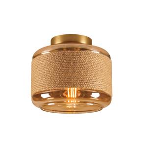 SLV Wand- und Deckenleuchte Pantilo Rope in Gold E27 185mm