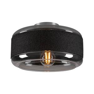 SLV Wand- und Deckenleuchte Pantilo Rope in Silber E27 270mm
