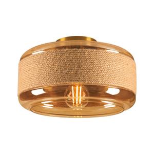 SLV Wand- und Deckenleuchte Pantilo Rope in Gold E27 270mm