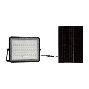 VT-120W LED-Strahler 15 w Schwarz mit Solarpanel und LED-Fernbedienung 3 m Kabel 6400K Fredda - V-tac