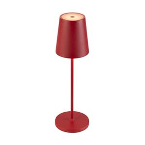 SLV Buiten tafellamp Vinolina Two rood - oplaadbaar 1007694