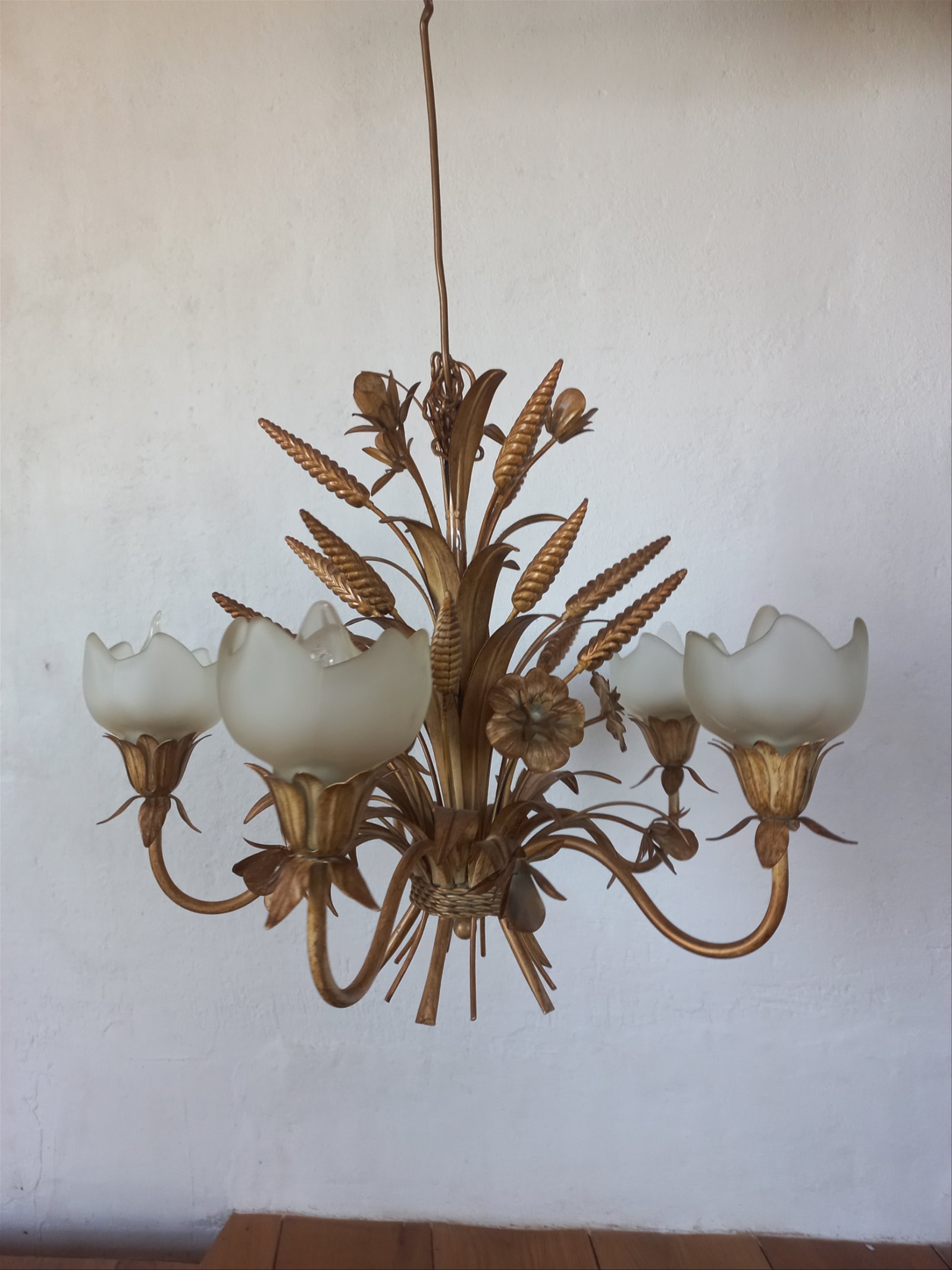 Whoppah Vintage italian chandelier Metal - Tweedehands