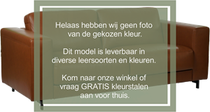ShopX Leren bank clear 2.5 zits bruin zits bank bruin leer, bankstel bruine kleur