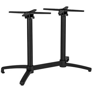 Vega Tafelpoot Double Taipa; 50x95x72 cm (BxLxH); zwart