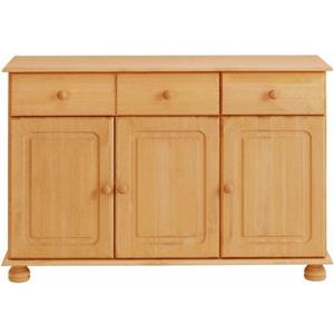 Home affaire Dressoir Mette Commode met gefreesde, bolvormige voeten, breedte 120 cm