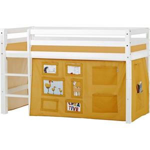 Hoppekids Hoogslaper ECO Dream, Kinderbett, Spielbett, Halbhohes Bett aus Massivholz