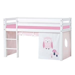 Hoppekids Hoogslaper ECO Dream, Kinderbett, Spielbett, Halbhohes Bett aus Massivholz