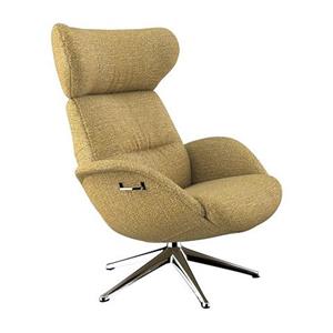 FLEXLUX Relaxfauteuil Relaxchairs More Eersteklas comfort, rug- en hoofdsteunverstelling, draaibaar, aluminium voet