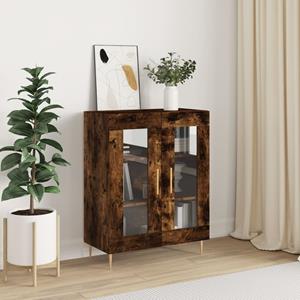 VidaXL Dressoir 69,5x34x90 cm bewerkt hout gerookt eikenkleurig