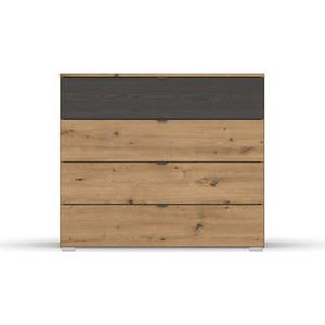rauch Kommode "Apollon", mit 4 Schubladen, 1 Schublade in Absetzung Black oak