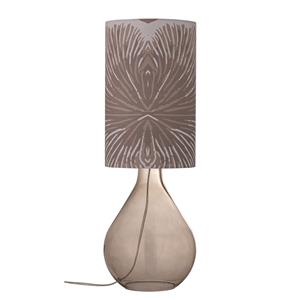 Bloomingville-collectie Leni Tafellamp Bruin Glas