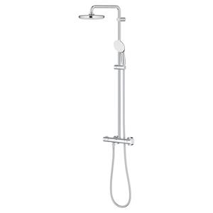 Grohe Tempesta System 210 douchesysteem m. douchethermostaat, aquadimmer HOH=15cm, hoofdd. 1 straalsoort, handd. 1 straalsoort chroom 26811001