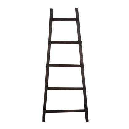 Decoratie Ladder - L29 x B49 x H119 cm - Zwart