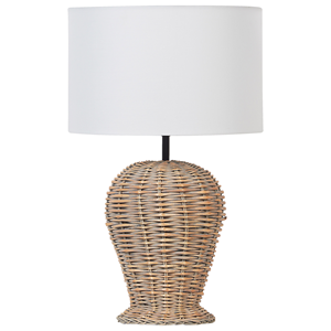 BELIANI Tafellamp rotan licht FURELOS