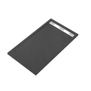 Aurlane Douchebak Pedra 80x140cm Antraciet