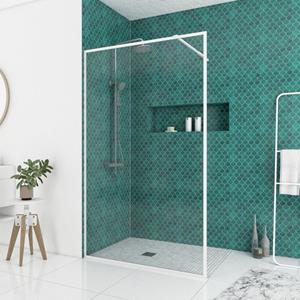 Aurlane Douchewand White Edge 120x200cm