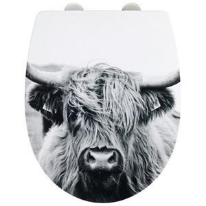 Wenko Toiletzitting Yak met soft-closesysteem, van thermoplast