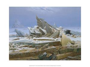 PGM Kunstdruk Caspar David Friedrich Das Eismeer 40x30cm