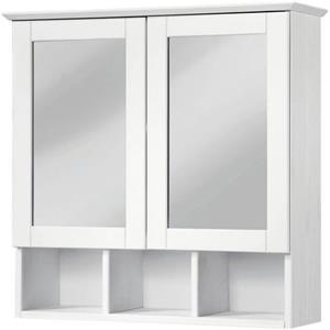 Welltime Spiegelkast Landhuis Sylt Breedte 62,5 cm, van massief hout