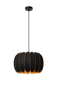 Lucide SPENCER - Hanglamp - Ø 30 cm - 1xE27 - Zwart