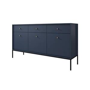 Meubella Dressoir Moreno - Blauw - 154 cm