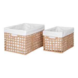 House Nordic Set van 2 opbergmanden Bustelo | 