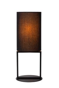 Lucide HERMAN - Tafellamp - Ø 20 cm - 1xE27 - Zwart