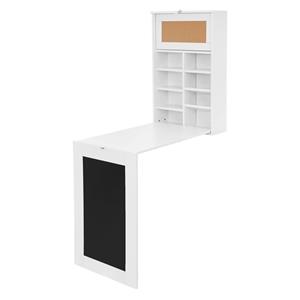 ML-Design Wandbureau met schoolbord Annet inklapbaar | 