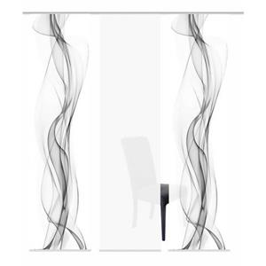 HOME WOHNIDEEN Schiebegardine "3ER SET HAZE", (3 St.), HxB: 245x60, Schiebevorhang 3er Set Digitaldruck