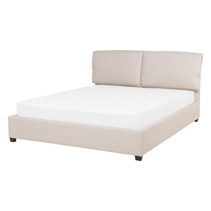 BELIANI Waterbed stof beige 140 x 200 cm BELFORT