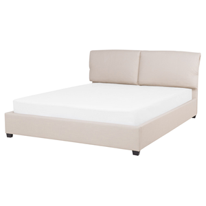 BELIANI Waterbed stof beige 160 x 200 cm BELFORT