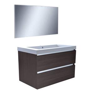 Aqua Splash Badkamermeubelset Luna 80X47 Grey Oak 