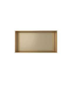 Creavit Aloni inbouwnis 30x60x10 geborsteld goud