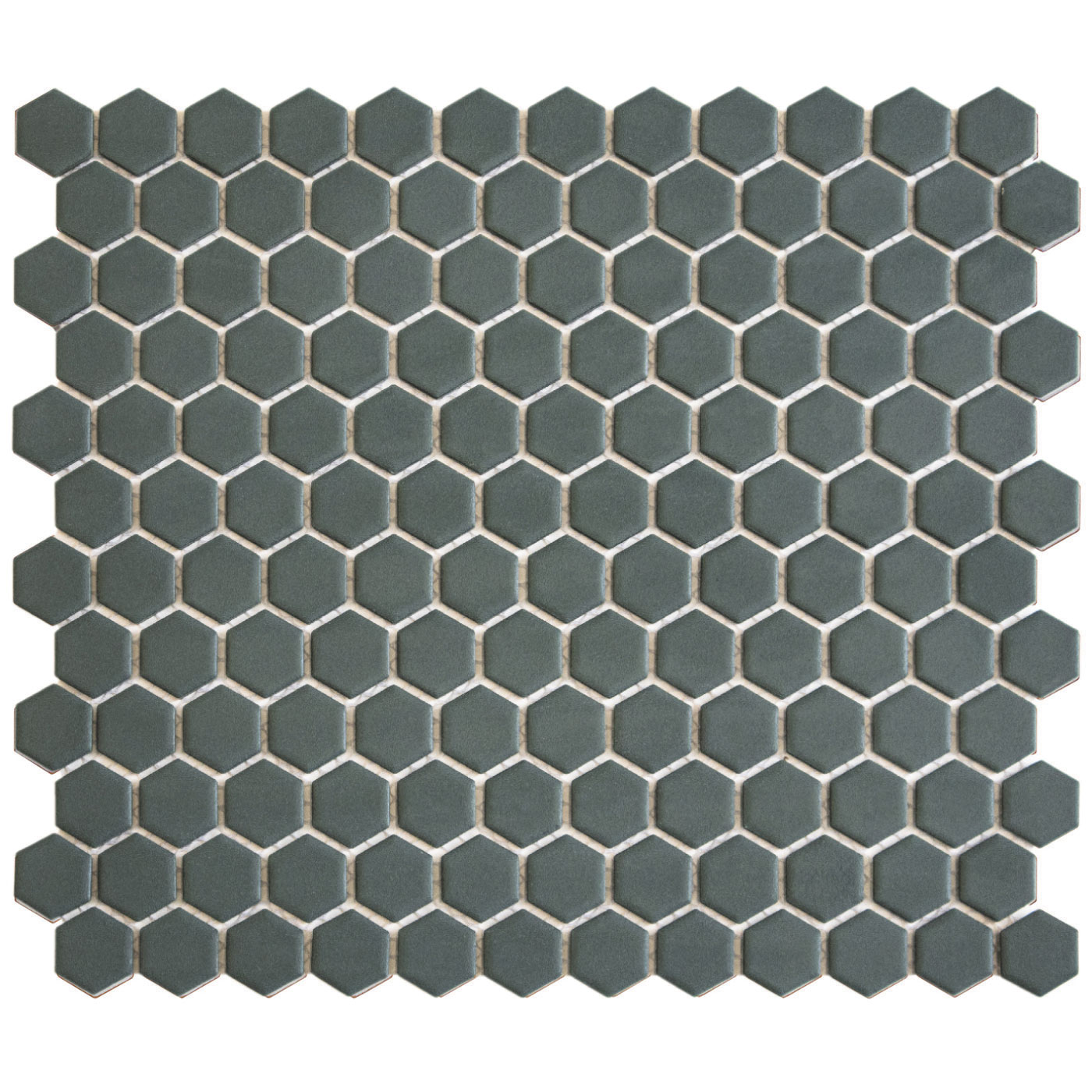 The Mosaic Factory Tegelsample:  Hexagon mozaïek tegels 23x26cm camo green mat