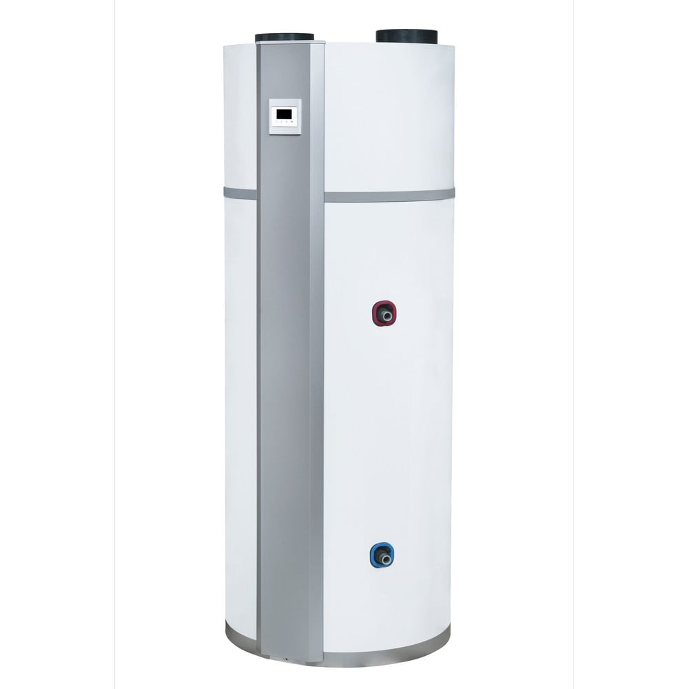NIBE combi warmtepomp ventilatie lucht/water boiler 190L m. energielabel A+