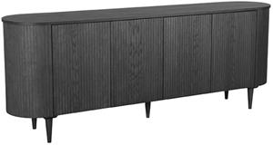 Dressoir Oliva 220x47x85 cm - Walnoot - Eiken