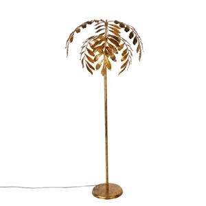 qazqa Vintage Stehlampe Antik Gold 65 cm 4-flammig - Linde - Gold/Messing
